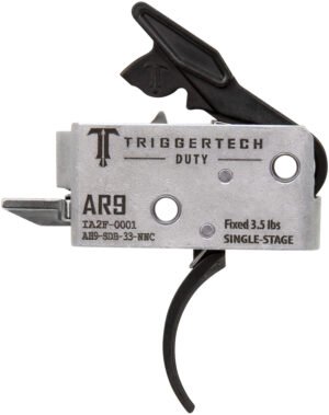 TriggerTech AH9SDB33NNC Duty  Curved Trigger Single-Stage 3.50 lbs Draw Weight Fits AR-9