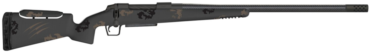 Fierce Firearms FCTRXP7PRC20MM CT Rival XP 7mm PRC 3+1 20" C3 Carbon Fiber, Midnight Bronze Titanium Rec, Trophy Camo Carbon Fiber Rival Stock with Adj. Cheek Piece, Radial TI Muzzle Brake