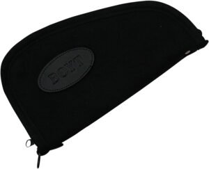 Boyt Harness PP41BLK Heart-Shaped Pistol Case Black Canvas Holds Handgun