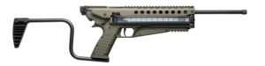 Kel-Tec R50GRN R50  5.7x28mm 50+1 16.10" Threaded Barrel, Green Receiver & Polymer Grip, Side-Folding Stock, Adjustable Sights, QD Sling Mount