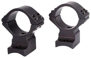 Talley 840700LM Scope Mount/Ring Combo  Black Anodized 34mm Tube Remington 700/721/722/725/40X Medium Rings Long Action 20 MOA