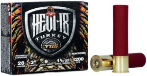 HEVI-Shot HS7289 HEVI-18 TSS Turkey 28Gauge 3" 1 1/4oz Tungsten 9Shot 5 Per Box/10 Case