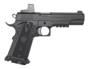 Girsan 395020 Witness2311  9mm Luger 17+1 5" Black Steel Barrel, Black Optic Ready/Serrated Steel Slide, Black Polymer Frame w/Beavertail & Picatinny Rail, Black Checkered Polymer Grip, Ambidextrous