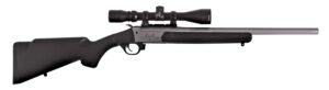 Traditions CR5-351130R Outfitter G3 35 Rem 1rd 22", Stainless Cerakote Barrel/Rec, Black Synthetic Furniture, 3-9x40mm Scope