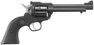 Ruger 2032 Super Wrangler  22  LR/22 WMR 6 Shot 5.50" Black Cerakote Steel Barrel & Frame, Black Cylinder, Black Checkered Polymer Grip, Transfer Bar Safety, Exposed Hammer