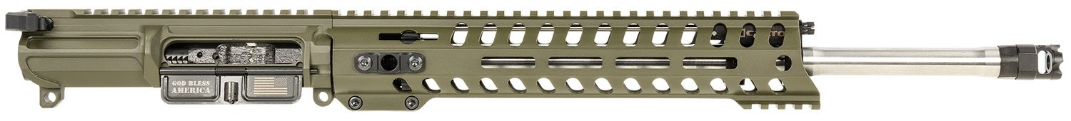 Patriot Ordnance Factory Rogue Complete Upper 308 Win 16.50" Stainless Barrel, OD Green Anodized, Micro-B Muzzle Brake, 11" M-LOK Handguard