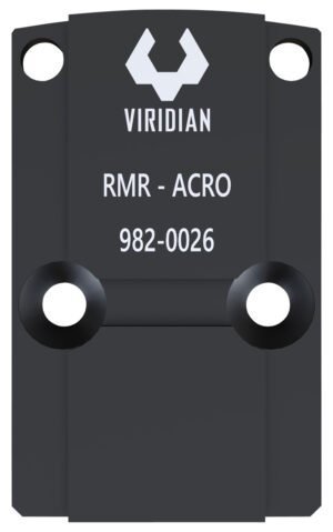 Viridian 9820026 RFX45 RMR Mounting Adapter  Black Anodized