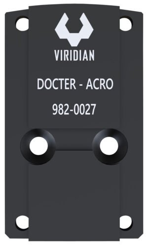 Viridian 9820027 RFX45 Docter Mounting Adapter  Black Anodized