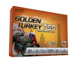 Fiocchi 203TSS9 Golden Turkey TSS 20Gauge 3" 1 3/8oz 9Shot 5 Per Box/10 Case