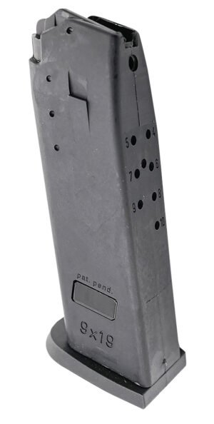 HK 50248611 USP Black Detachable 10rd 9mm Luger (Full Size)