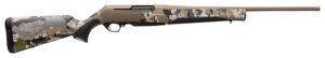 Browning 031072218 BAR MK3 Stalker 308 Win 4+1 22" Smoked Bronze Cerakote Fluted Barrel & Receiver, Ovix Camo w/Fixed Overmolded Grip Paneled Stock