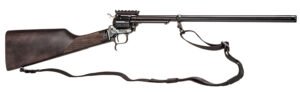 Heritage Mfg BR226B16-PIC Rough Rider Tactical Rancher Full Size 22 LR 6rd 16.12" Black Alloy Steel Barrel, Black Oxide Aluminum Receiver, Black Walnut Fixed Stock, Right Hand
