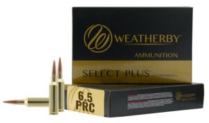 Weatherby R65PRC156EH Select Plus  6.5PRC 156gr Berger Elite Hunter 20 Per Box/10 Case