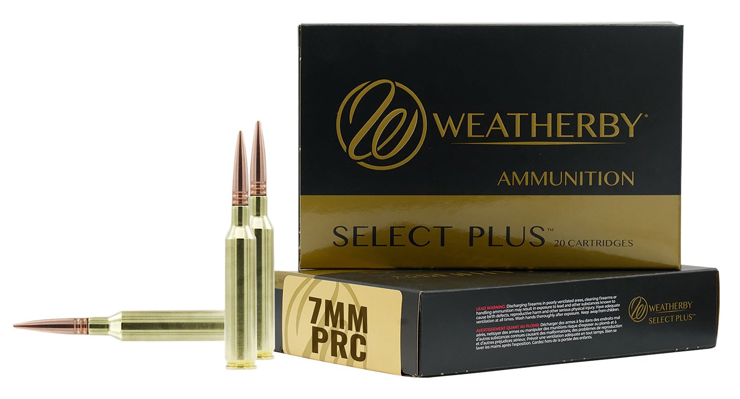 Weatherby M7PRC177HCB Select Plus 7mmPRC 177gr Hammer Custom 20 Per Box/10 Case