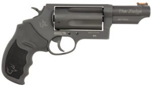 Taurus 24410P31T Judge T.O.R.O. Compact Frame 45 Colt (Long Colt)/410 Gauge 5 3" Matte Black Oxide Steel Barrel, Cylinder & Steel Frame, Black Rubber Grip, Transfer Bar Safety, Exposed Hammer