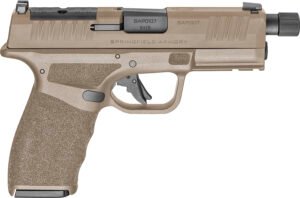Springfield Armory HCP9449FTOSP Hellcat Pro OSP 9mm Luger 17+1/15+1, 4.40" Black Melonite Hammer Forged Threaded Barrel, Flat Dark Earth Cerakote Optic Ready/Serrated Steel Slide, Flat Dark Earth w/Bl