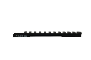 Weatherby J010003 Picatinny Rail Matte Black Aluminum Weatherby Model 307 Integrated Weaver Mount Long Action 20 MOA