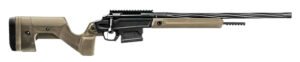 Stag Arms SABR01040002 Pursuit  6.5 Creedmoor 5+1 20" Threaded/Fluted Sporter, Black Cerakote Barrel/Rec, Tan OEM Hybrid Hunter Stock, TriggerTech Trigger, 20 MOA Scope Mount