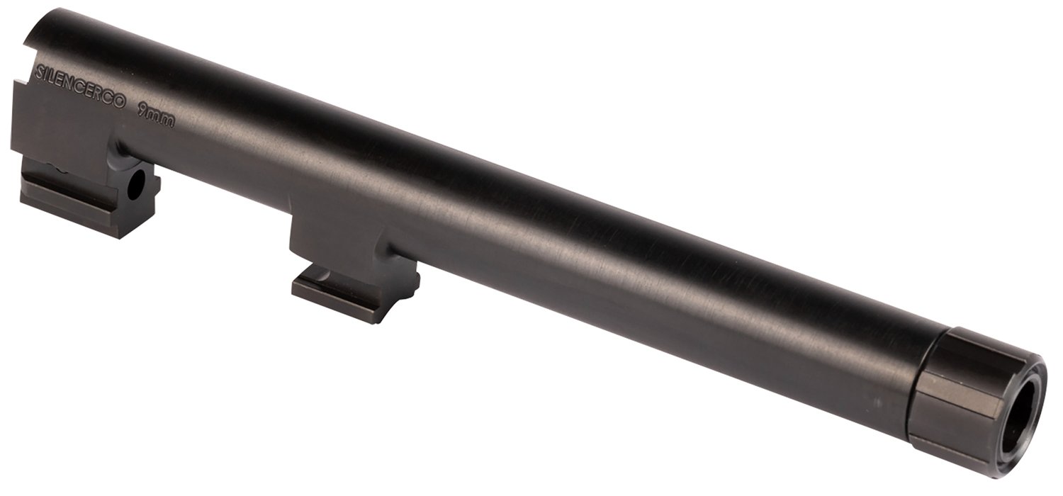 SilencerCo AC2291 Beretta 9mm Luger 5.30" Threaded Black Nitride Stainless Steel, Fits Beretta 92FS/M92x