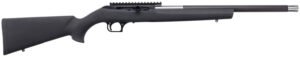 Magnum Research SBA22WMH Magnum Lite Straight Bolt 22 WMR 9+1 19" Black Threaded Barrel, Black Anodized Aluminum Receiver w/Picatinny Rail, Black Hogue OverMolded Polymer Stock