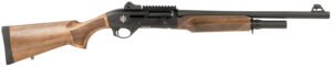 MAC 21000122 2 Tactical 12 Gauge Bolt 3" 5+1, 18.50" Black Anodized Steel Barrel, Drilled & Tapped/Picatinny Rail Black Anodized Receiver, Turkish Walnut Wood Stock