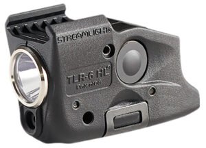 Streamlight 69352 TLR-6 HL G Fits S&W M&P Shield/Sig P365 Pistol/Compatible  w/ Glock 42/43, 300 Lumens, White LED Bulb, Green Laser, 130 Meters Beam, Black