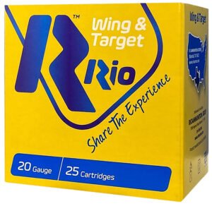 Rio Ammunition WT2075 Wing & Target  20Gauge 2.75" 7/8oz 7.5Shot 25 Per Box/10 Case
