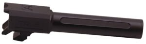 True Precision Inc TPSHCPBXBL Springfield  9mm Luger 3.70" Fluted Black Nitride Stainless Steel, Fits Springfield Hellcat Pro
