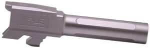 True Precision Inc TPG43BX Glock 9mm Luger 3.40" Fluted Satin Stainless Steel, Fits Glock 43/43X