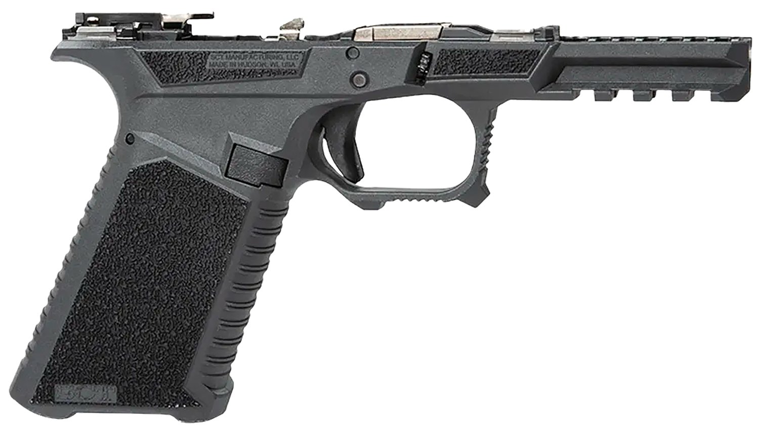 Sct Manufacturing 226010000 Full Size Compatible w/ Gen 3 17/22/31 Black Polymer Frame Aggressive Texture Grip