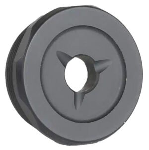Jk Armament JK155PROEC30 155 Pro Flash Reducer End Cap 30 Cal 1.375"x24 Ti6AL4V Titanium Black