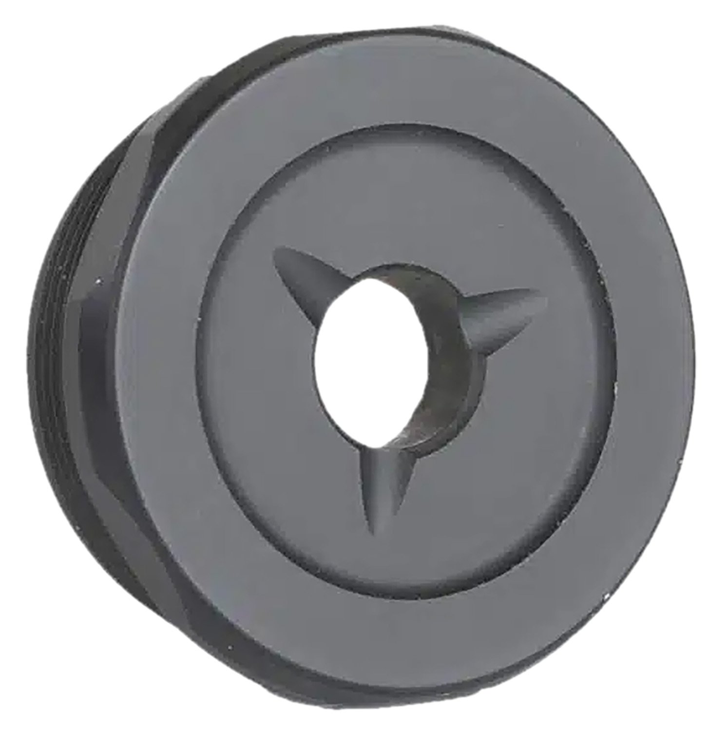 Jk Armament JK155PROEC30 155 Pro Flash Reducer End Cap 30 Cal 1.375"x24 Ti6AL4V Titanium Black