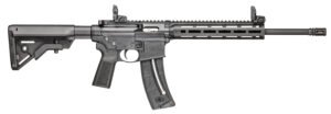 Smith & Wesson 14180 M&P15-22 Sport 22 LR 25+1 16.50" Black Steel Threaded Barrel, Picatinny Rail Polymer Receiver, M-LOK Polymer Handguards, Black Polymer B5 Bravo Stock, Black B5 Type 23 Grips