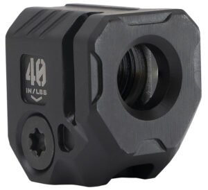 Strike Industries MCQUAD Micro Threaded Compensator Black Steel 0.89" OAL Compatible w/ 9mm/357 SIG