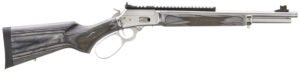 Marlin 70433 1894 SBL 357 Mag 8+1 16.10" Stainless Polished Threaded Barrel& Picatinny Rail Receiver, Fixed Gray Laminate Stock