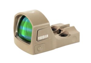 Viridian 9810143 RFX15 Flat Dark Earth 1 x 17 mm x 24 mm 3 MOA Green Dot Shield/Picatinny