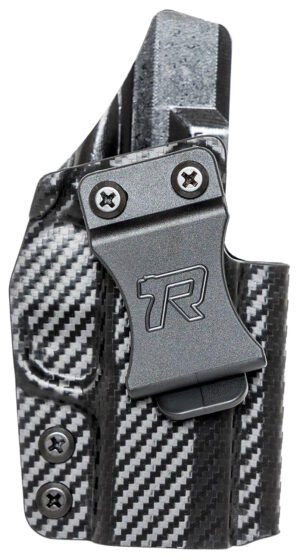 Rounded Gear SSRP365CFRHVAR Kydex IWB Black Kydex Fits Sig P365 Belt Clip Right Hand
