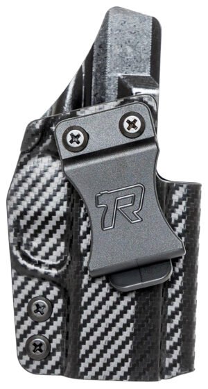 Rounded Gear SSRP365XMACROCFRHVAR Kydex IWB Black Kydex Fits Sig P365 X Macro Belt Clip Right Hand