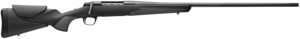 Browning 036031211 X-Bolt 2 Micro Full Size 243 Win 4+1 20" Matte Blued Threaded Sporter Barrel, Matte Blued Drilled & Tapped Steel Receiver, Adjustable Vari-Tech Black Synthetic Stock