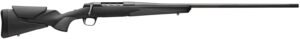 Browning 036031218 X-Bolt 2 Micro Full Size 308 Win 4+1 20" Matte Blued Threaded Sporter Barrel, Matte Blued Drilled & Tapped Steel Receiver, Adjustable Vari-Tech Black Synthetic Stock