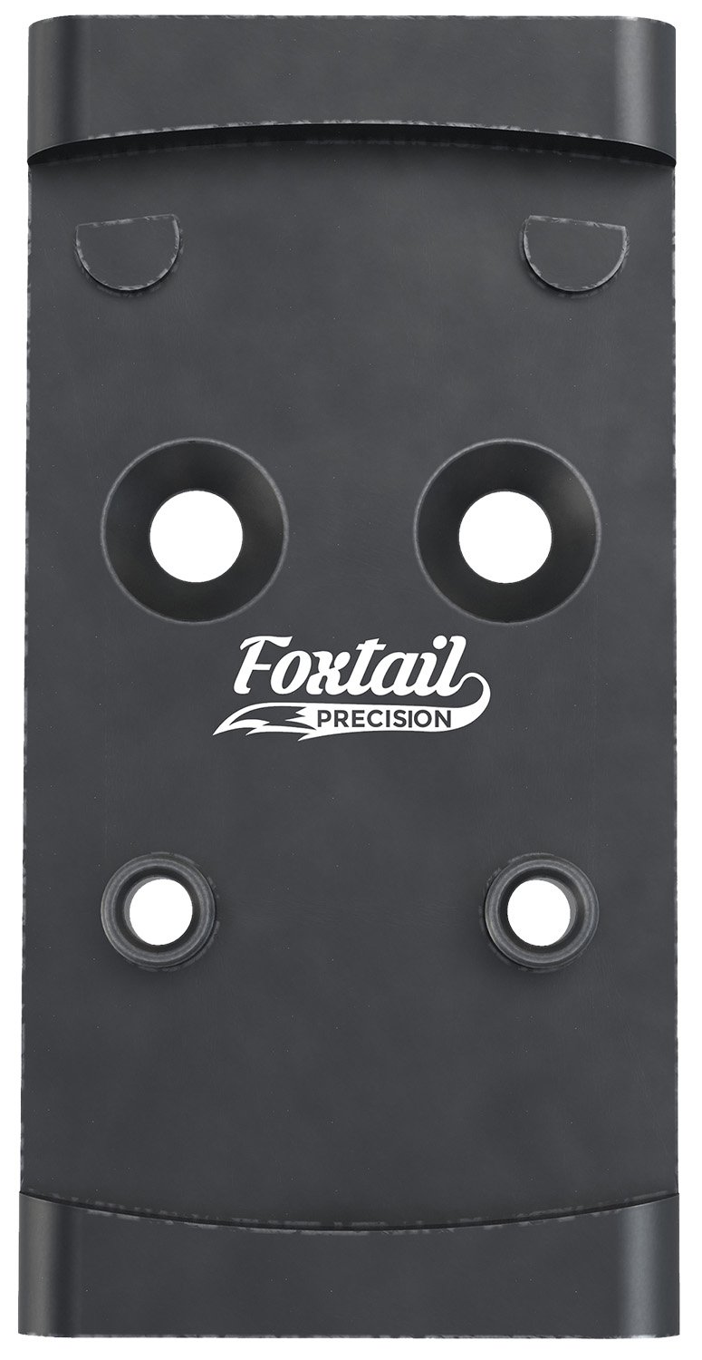 Foxtail Precision 100010 Adapter Plate Black Anodized Aluminum, Compatible w/Glock MOS, Holosun 407K/507K/EPS Carry Pattern Footprint Mount
