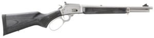 Marlin  1894 Trapper Full Size 44 Special/44 Rem Mag 8+1/9+1 16.10" Satin Threaded Barrel, Satin Stainless Steel Receiver, Fixed Black Laminate Stock