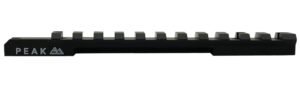 Weatherby J010006 Picatinny Rail Matte Black Aluminum Weatherby Vanguard Weaver Mount Short Action 20 MOA