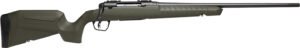 Savage Arms 32109 Axis 2 Compact 308 Win 4+1 20" Matte Black Heavy Sporter Barrel, Matte Black Drilled & Tapped Carbon Steel Receiver, Fixed OD Green Synthetic Stock, Right Hand