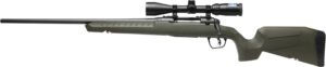 Savage Arms 32182 Axis 2 XP Combo Full Size 223 Rem 4+1 22" Black Sporter Barrel, Black Carbon Steel Receiver Drilled & Tapped, OD Green Fixed Synthetic Stock, Weaver 3-9x40mm Scope, Left Hand