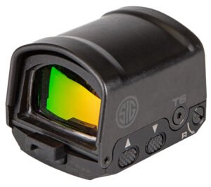 Sig Sauer Electro-Optics SOR21601 Romeo2  Black Anodized 1x30mm 6 MOA Red Dot Reticle, Fits Sig Sauer Pistols (PRO RX Footprint) Features Large Shroud