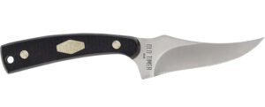 Old Timer 1179216 Sharpfinger  3.30" Fixed Clip Point Plain Stainless Steel Blade/ Delrin Handle