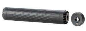 Anechoic X30LB Anechox 30L 30Cal/7.62mm/300Mag Black Stainless Steel/Titanium 1 3/8"x24 w/ 5/8"x24 DTA