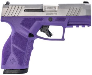 Taurus GX2 9mm compact pistol dark purple frame stainless slide two magazines