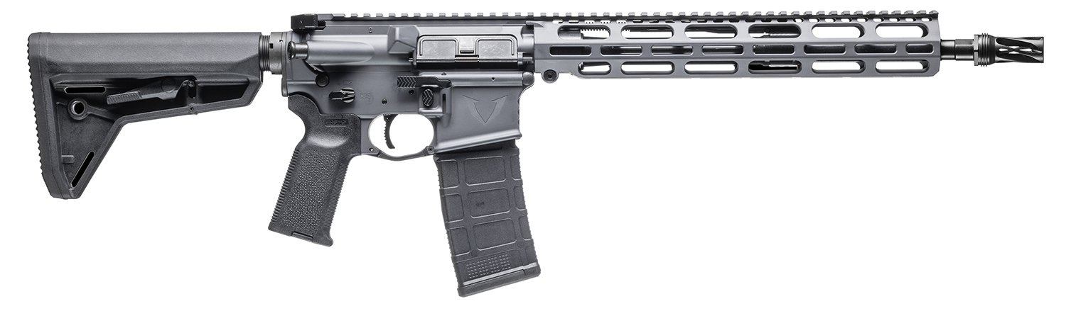 Vktr Industries V31100916622 VK-1PW 5.56 13.70" Sniper Gray Cerakote Low Profile M-LOK Handguard Magpul SL Black Magpul K2 Grip